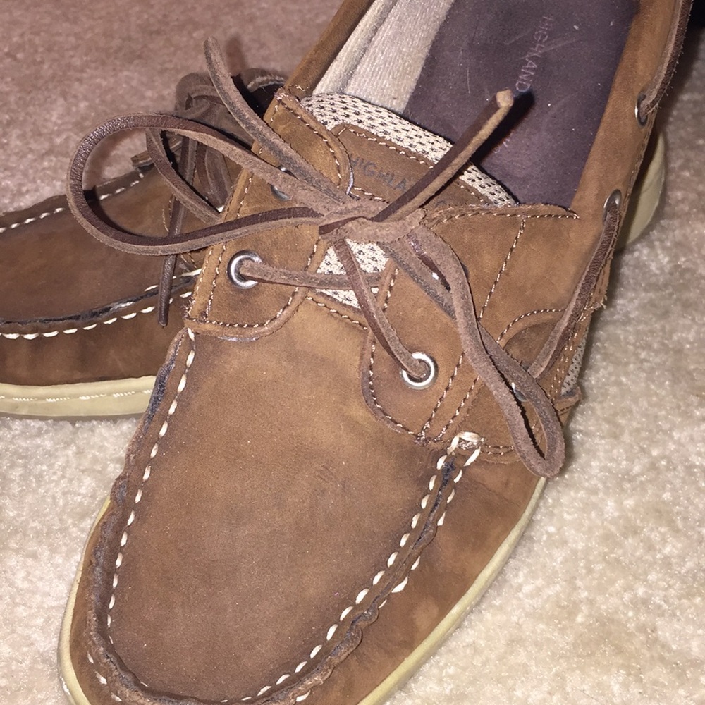 Womens Size 9 Brown Boat Shoes